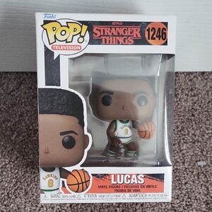 Funko Pop Stranger Things Lucas with Basketball
